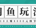 龟课·闲鱼项目玩法实战班第12期,操作10天左右利润有8000元细节玩法-52资源库