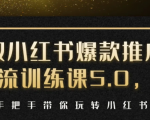 小红书爆款推广引流训练课5.0,手把手带你玩转小红书(17节实操视频+话术)-52资源库