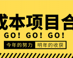 低成本零成本项目合集:赚钱快的慢的、暴利的,线上线下的,价值万元资料-52资源库