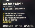 兰溪抖音混剪:一部手机学习剪辑,3个月涨粉580万-52资源库