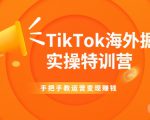 TikTok海外掘金实操特训营:手把手教运营变现赚钱-52资源库