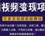 在家也能操作的短视频赚钱项目,无需真人,不用拍摄,纯搬运月入2到5万-52资源库