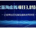 黄岛主·淘宝蓝海虚拟项目3.0,小白宝妈零基础的都可以做到月入过万-52资源库