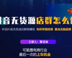 蟹老板·抖音无货源店群怎么做,吊打市面一大片《抖音无货源店群》的课程-52资源库