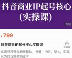 抖音商业IP起号核心实操课,带你玩转算法,流量,内容,架构,变现-52资源库