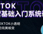Tiktok实操进阶课程,体验从tiktok小透明到大佬的完美蜕变-52资源库