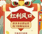 左右电商拼多多无货源店群玩法：从0~1，36节实战保姆教程，​极速起店必出单-52资源库
