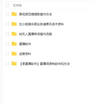 左小姐-直播带货俱乐部十三行、无人直播，全套教程附：工具、文档、话术资料-52资源库