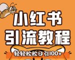 小红书运营引流全系列课程,每天引流100精准粉-52资源库
