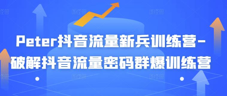 Peter抖音流量新兵训练营-破解抖音流量密码群爆训练营（新兵）-52资源库