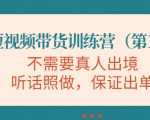 视频带货训练营,不需要真人出境,听话照做,保证出单(第11期)-52资源库