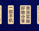 好物分享高阶实操课:0基础一部手机做好好物分享带货(24节课)-52资源库