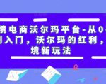 跨境电商沃尔玛平台-从0基础到入门,沃尔玛的红利,跨境新玩法-52资源库