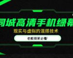 同城高清手机绿幕,直播间现实与虚拟的混搭技术,老板商家必看!-52资源库