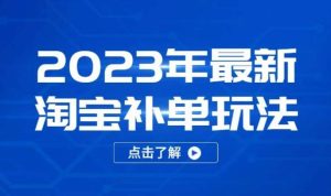 2023年最新淘宝补单玩法,18节课让教你快速起新品,安全不降权-52资源库