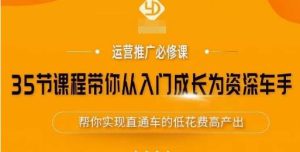 35节课程带你从入门成长为资深车手,让系统学习直通车成为可能,帮你实现直通车的低花费高产出-52资源库