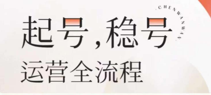 婉婉-起号稳号运营全流程，解决从小白到进阶所有运营知识，帮助解决账号所有运营难题-52资源库