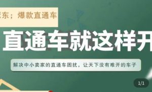 冠东·淘系直通车保姆级教程,全面讲解直通车就那么简单-52资源库