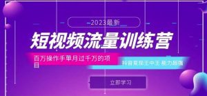 短视频流量训练营:百万操作手单月过千万的项目:抖音变现王中王能力超强-52资源库