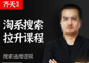 齐天电商·淘系搜索提升课程,搜索递增标准化,动销标准化流程-52资源库