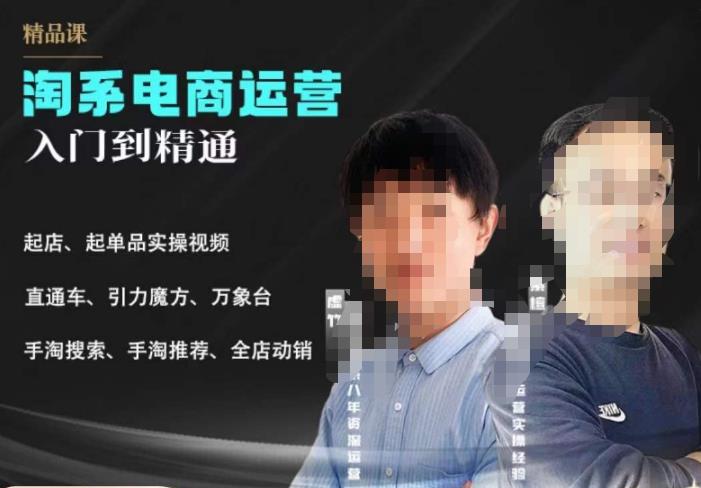 2023手淘搜索实操课+体系化课程，​起店起单品实操视频课程-52资源库