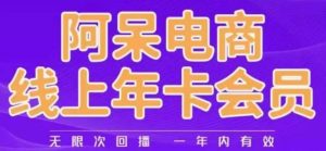 阿呆电商线上年会员,阿呆电商干货分享(更新中)-52资源库