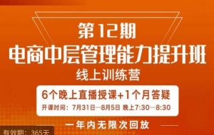 陈少珊·电商中层管理能力提升班,学习对象-电商公司各个岗位的主管,20人人以内的电商公司老板-52资源库