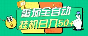 番茄全自动挂机日入50+,软件全自动,多号破百【揭秘】-52资源库