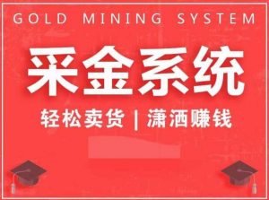 采金系统2.0,私域成交,快速成交收钱,轻松卖货,业绩暴涨,潇洒赚钱-52资源库