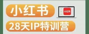 28天小红书博主IP特训营(第3期)实战经验,快速涨粉,迅速变现-52资源库