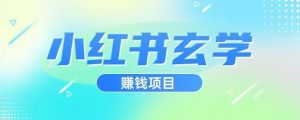 小红书玄学项目,直接上手操作,日入500【揭秘】-52资源库