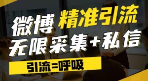 微博最新引流技术,软件提供博文评论采集+私信实现精准引流【揭秘】-52资源库