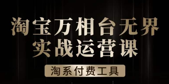 沧海·淘系万相台无界实战运营课，万相台无界实操全案例解析-52资源库