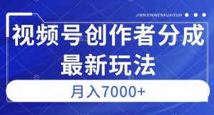 视频号广告分成新方向,作品制作简单,篇篇爆火,半月收益3000+【揭秘】-52资源库