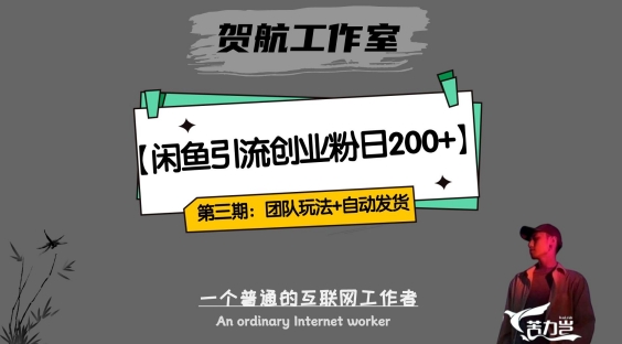 第三期：暴力引流，无脑搬运，闲鱼创业粉引流一天200+，更新全自动发货的团队闭环模式【揭秘】-52资源库