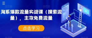 淘系爆款流量实战课(搜索流量),主攻免费流量-52资源库