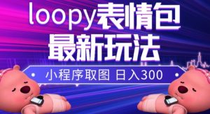 小狸猫loopy表情包小程序取图玩法,最新出的表情包素材-52资源库