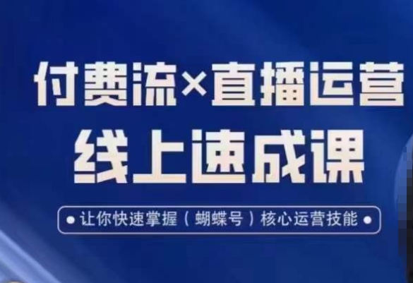 视频号付费流实操课程，付费流✖️直播运营速成课，让你快速掌握视频号核心运营技能-52资源库