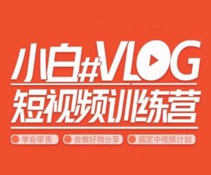 小呆说视–小白VLOG短视频训练营,学会带货、好物、直播、中视频-52资源库