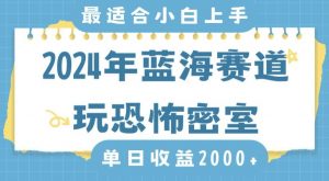 2024年蓝海赛道玩恐怖密室日入2000+,无需露脸,不要担心不会玩游戏,小白直接上手,保姆式教学【揭秘】-52资源库