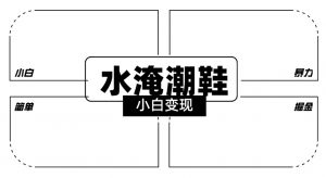 2024全新冷门水淹潮鞋无人直播玩法,小白也能轻松上手,打爆私域流量,轻松实现变现【揭秘】-52资源库