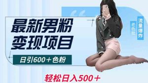 最新男粉变现项目,日引600+色粉,全平台通用,轻松日入500+【揭秘】-52资源库